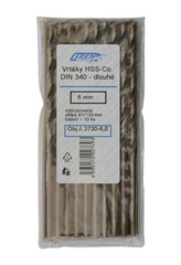 HSS-Co. twist drill OREN long, DIN 340 - 10 mm
