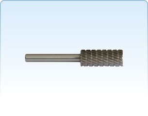 HSS burrs - Cylindrical shape with end cut