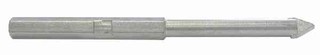 Centring pin for tungsten carbide gritted holesaw