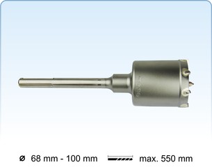 Hollow hammer core bits SDS-max (compact)